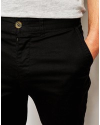 Pantalon chino noir Asos