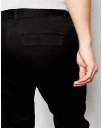 Pantalon chino noir Diesel