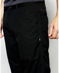 Pantalon chino noir Izzue