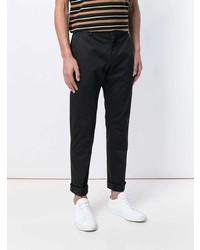 Pantalon chino noir Dondup