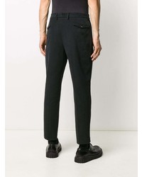 Pantalon chino noir Dell'oglio