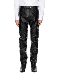 Pantalon chino noir Courrèges