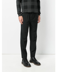 Pantalon chino noir Lucio Vanotti