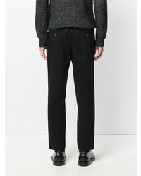 Pantalon chino noir Lucio Vanotti