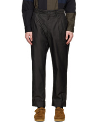 Pantalon chino noir Engineered Garments