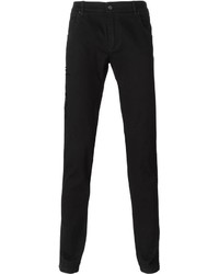 Pantalon chino noir Ermanno Scervino