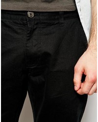 Pantalon chino noir Selected