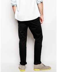 Pantalon chino noir Selected