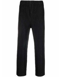 Pantalon chino noir Homme Plissé Issey Miyake