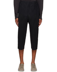 Pantalon chino noir Homme Plissé Issey Miyake