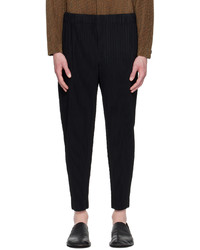 Pantalon chino noir Homme Plissé Issey Miyake