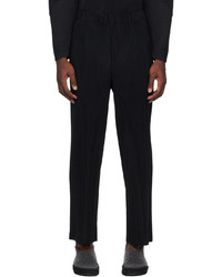 Pantalon chino noir Homme Plissé Issey Miyake