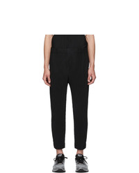 Pantalon chino noir Homme Plissé Issey Miyake