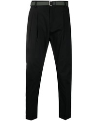 Pantalon chino noir Low Brand