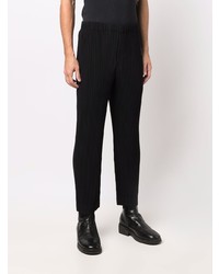 Pantalon chino noir Homme Plissé Issey Miyake