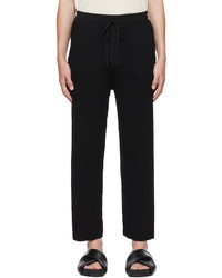 Pantalon chino noir Nanushka