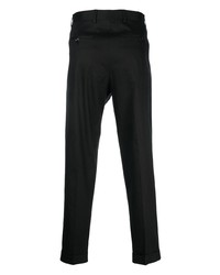 Pantalon chino noir Dell'oglio