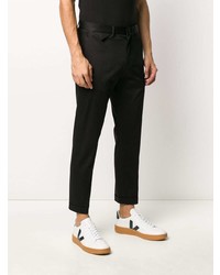 Pantalon chino noir Low Brand