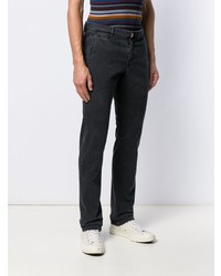 Pantalon chino noir Hand Picked