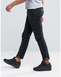 Pantalon chino noir Bellfield