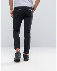 Pantalon chino noir Bellfield