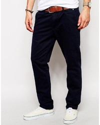 Pantalon chino noir Solid