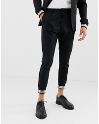 Pantalon chino noir Solid