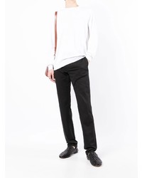 Pantalon chino noir Canali