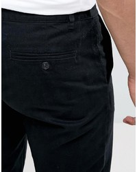 Pantalon chino noir Weekday