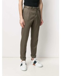 Pantalon chino olive Dell'oglio