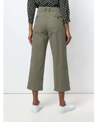 Pantalon chino olive Aspesi