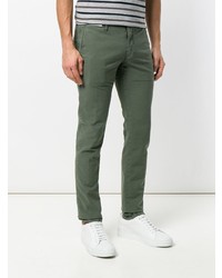 Pantalon chino olive Incotex