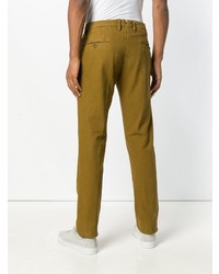 Pantalon chino olive Incotex