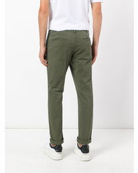 Pantalon chino olive Pence