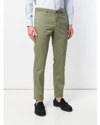 Pantalon chino olive Incotex