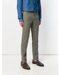 Pantalon chino olive Incotex