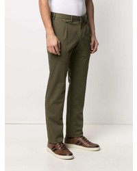 Pantalon chino olive Incotex