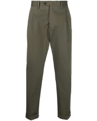 Pantalon chino olive Dell'oglio