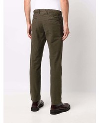 Pantalon chino olive Incotex