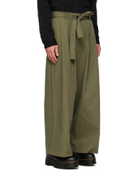 Pantalon chino olive Naked & Famous Denim