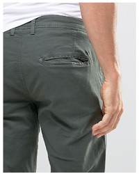 Pantalon chino olive Selected