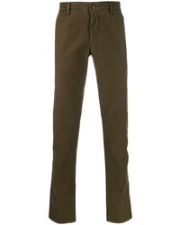 Pantalon chino olive Incotex