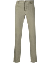 Pantalon chino olive Incotex