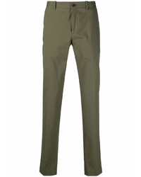 Pantalon chino olive Incotex