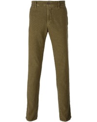 Pantalon chino olive Incotex