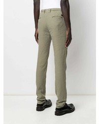 Pantalon chino olive Incotex