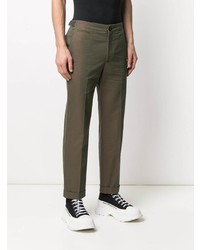 Pantalon chino olive Alexander McQueen