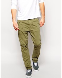 Pantalon chino olive Nudie Jeans