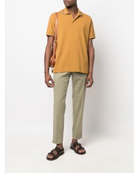 Pantalon chino olive Dell'oglio