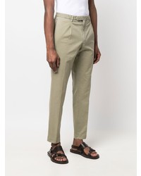 Pantalon chino olive Dell'oglio